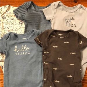 Bundle of Carters Bodysuits